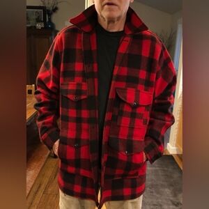 FILSON XL TALL 100% Virgin Wool Coat Men's